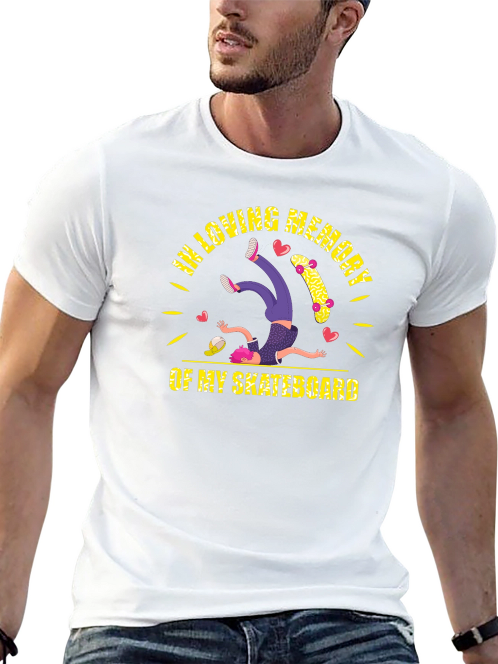 In Loving Memory of My Skateboard Graphic Tee