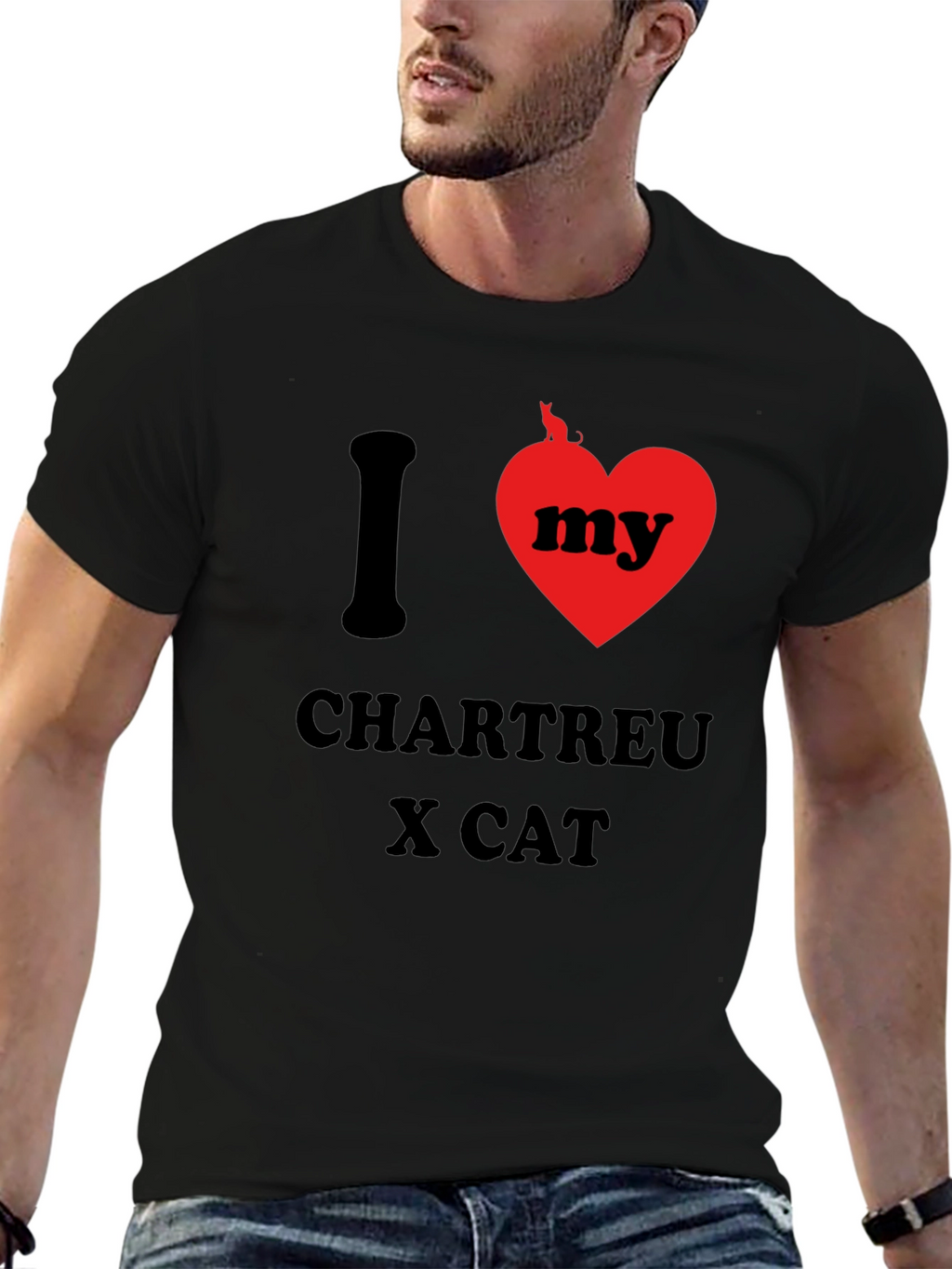 I Heart My Chartreux Cat T-Shirt