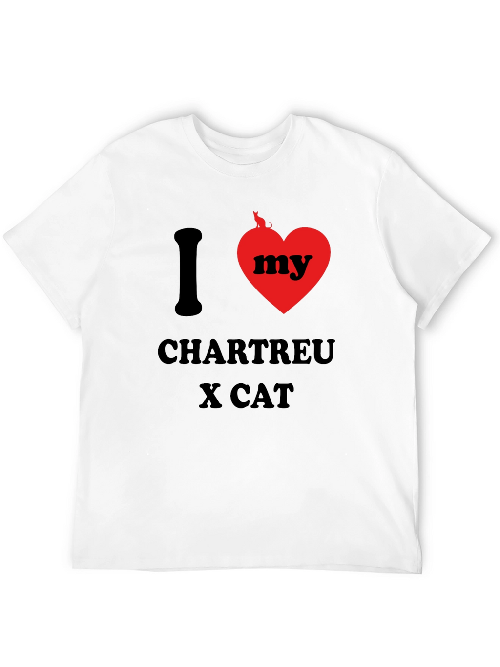 I Heart My Chartreux Cat T-Shirt