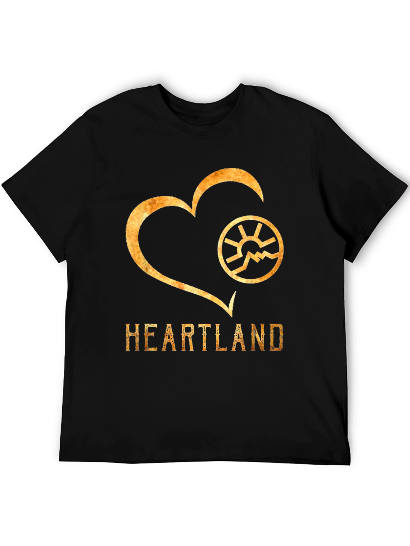 Heartland Graphic Print Crew Neck T-Shirt