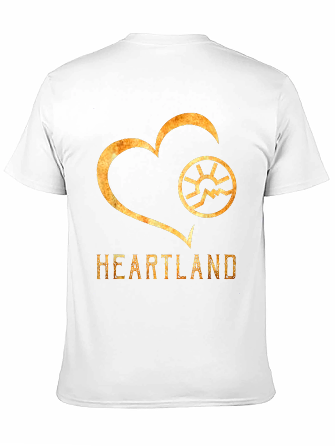 Heartland Graphic Print Crew Neck T-Shirt