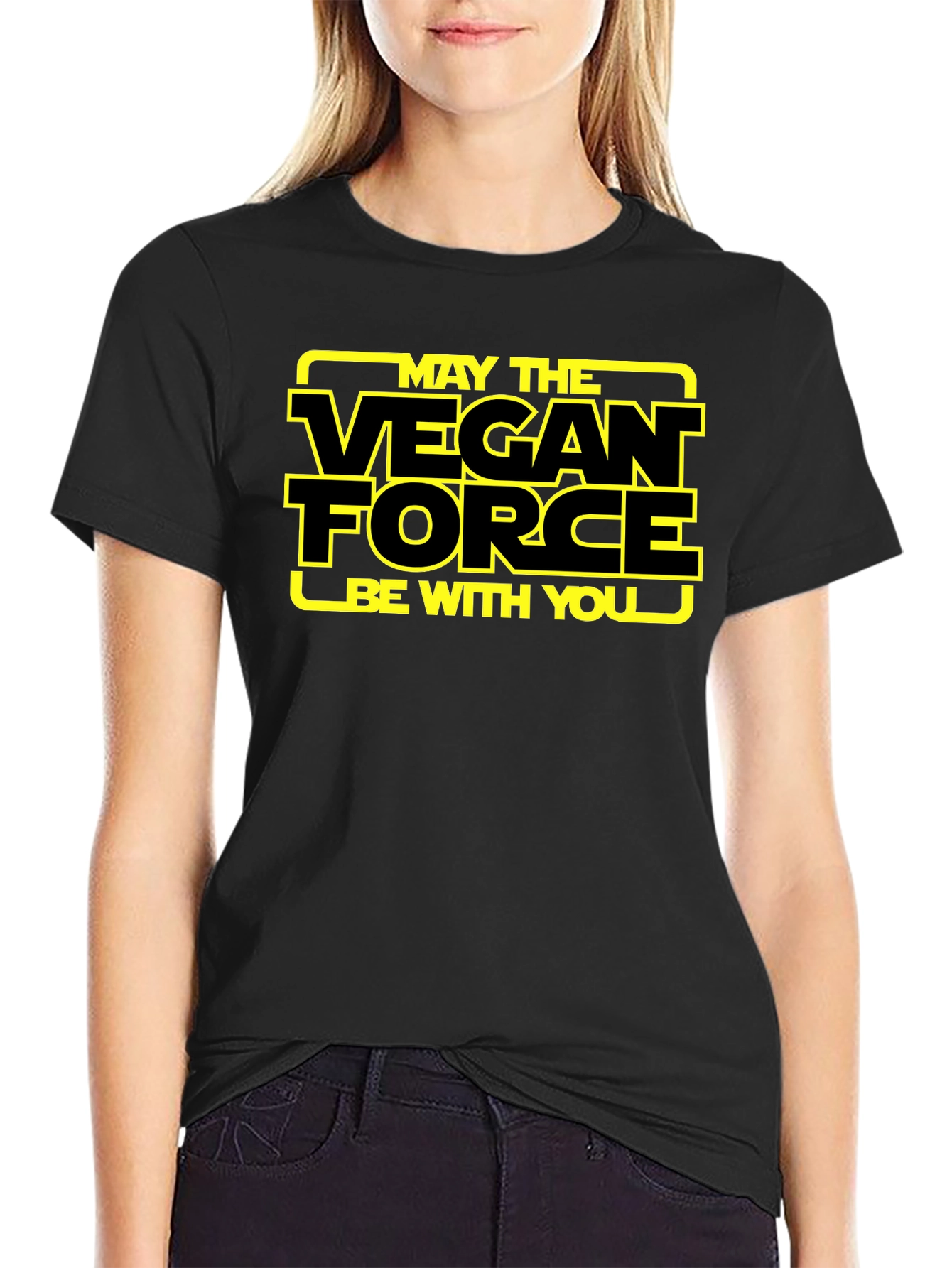 Vegan Force T-Shirt - May the Vegan Force Be With You