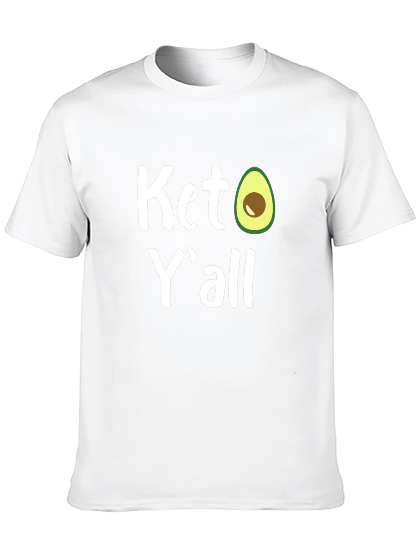 Keto Yall Avocado Graphic T-Shirt