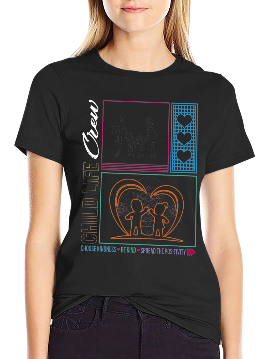 Child Life Crew Graphic Tee - Spread Positivity