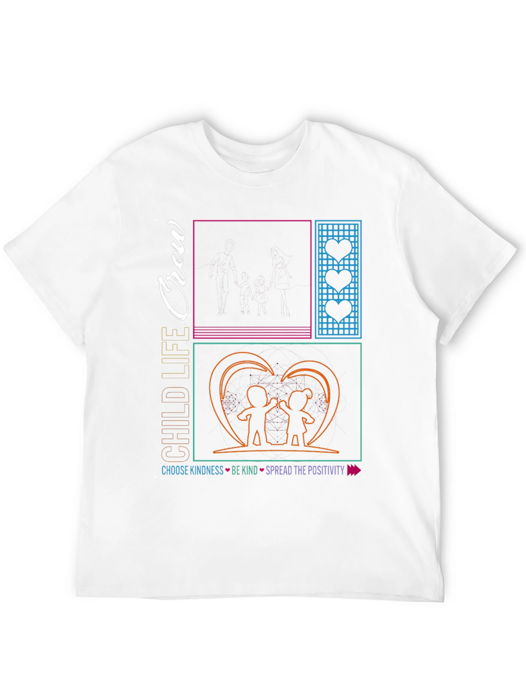 Child Life Crew Graphic Tee - Spread Positivity