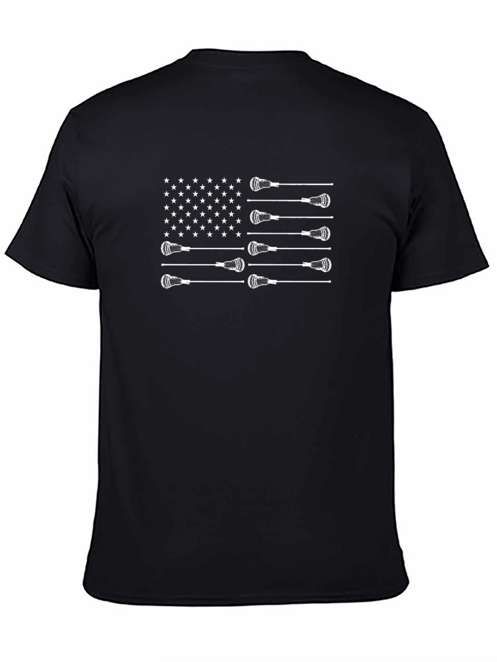 Lacrosse American Flag T-Shirt