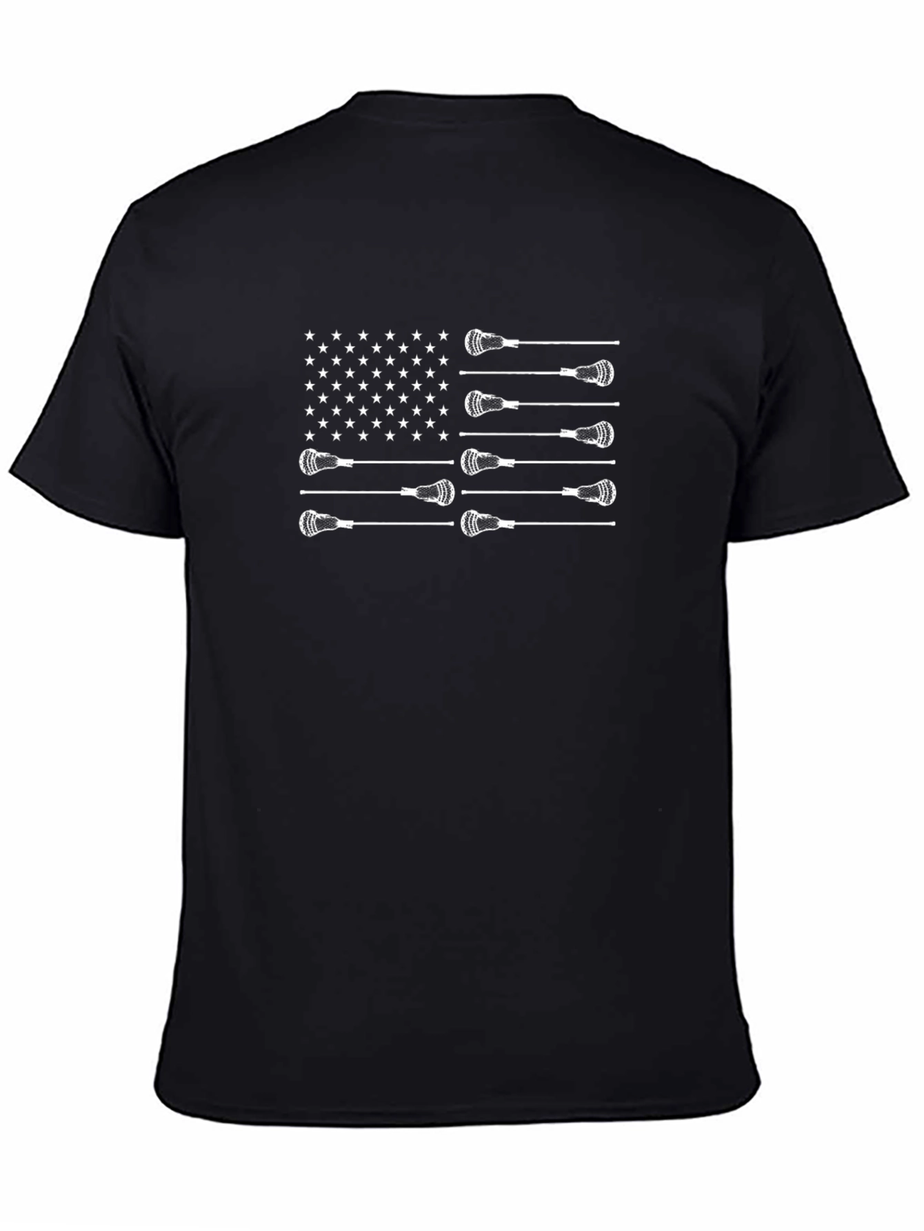 Lacrosse American Flag T-Shirt