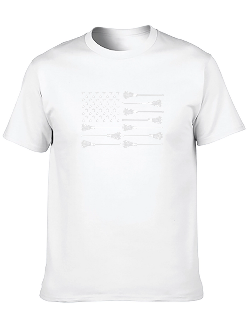 Lacrosse American Flag T-Shirt