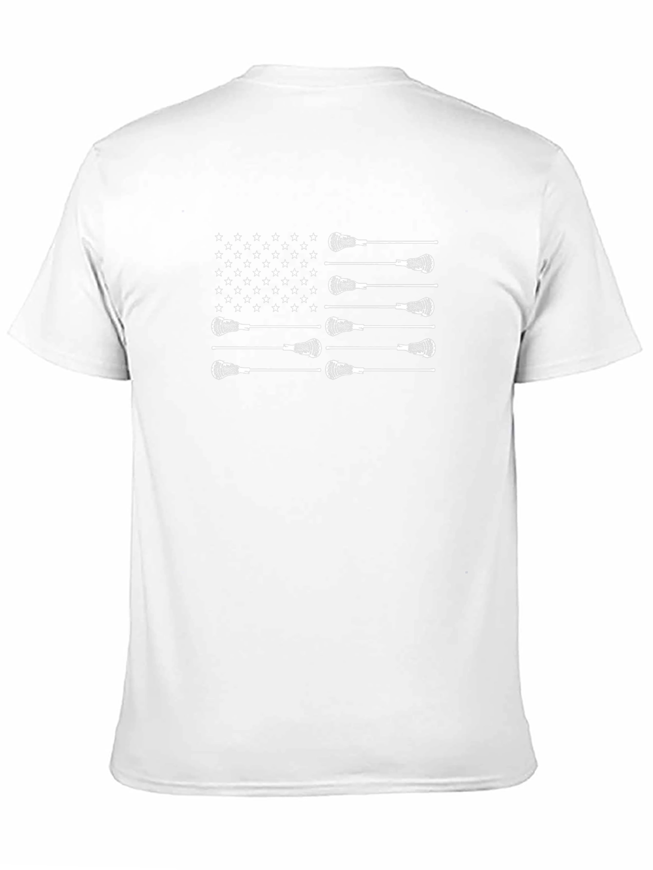 Lacrosse American Flag T-Shirt