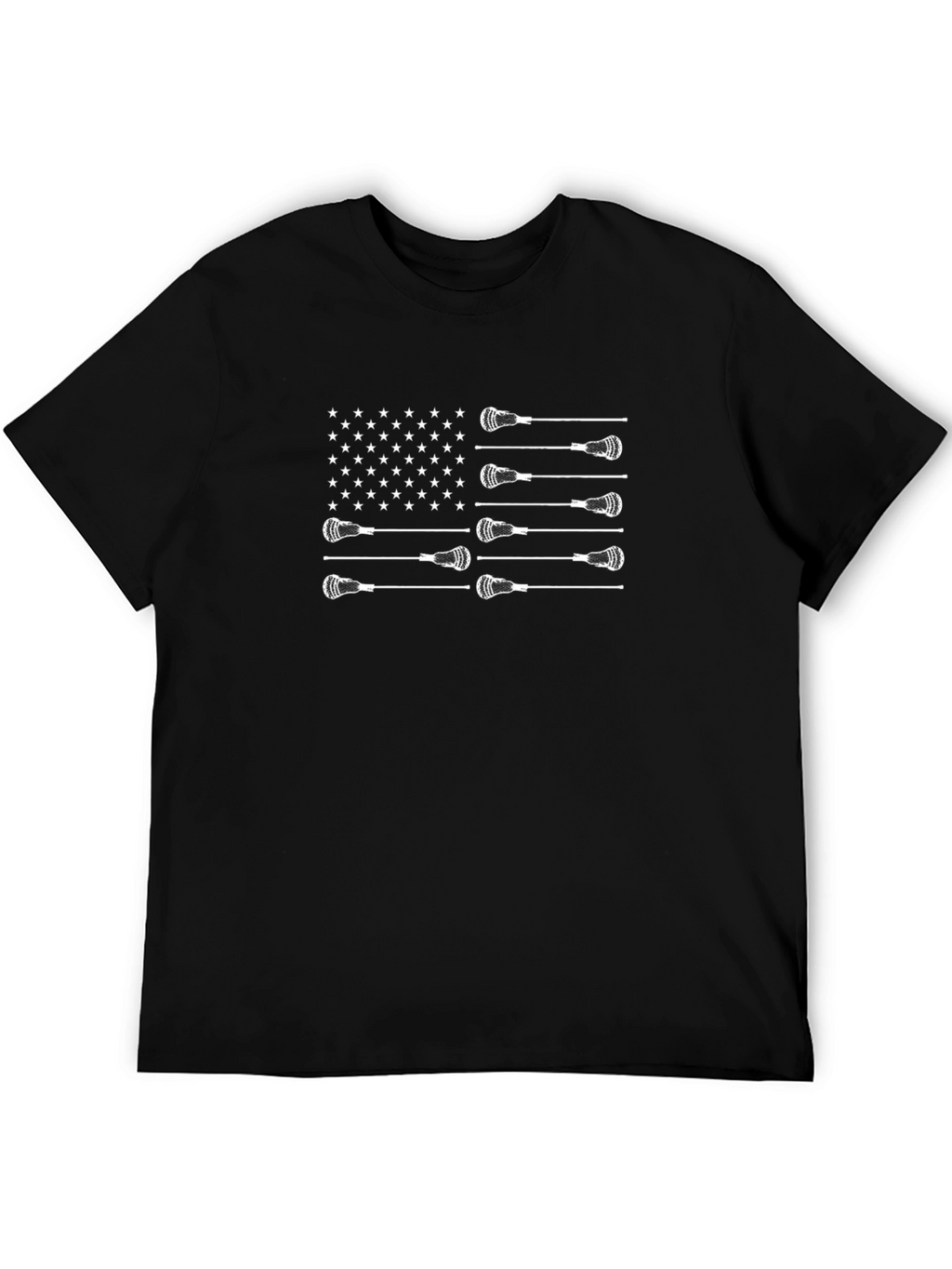 Lacrosse American Flag T-Shirt