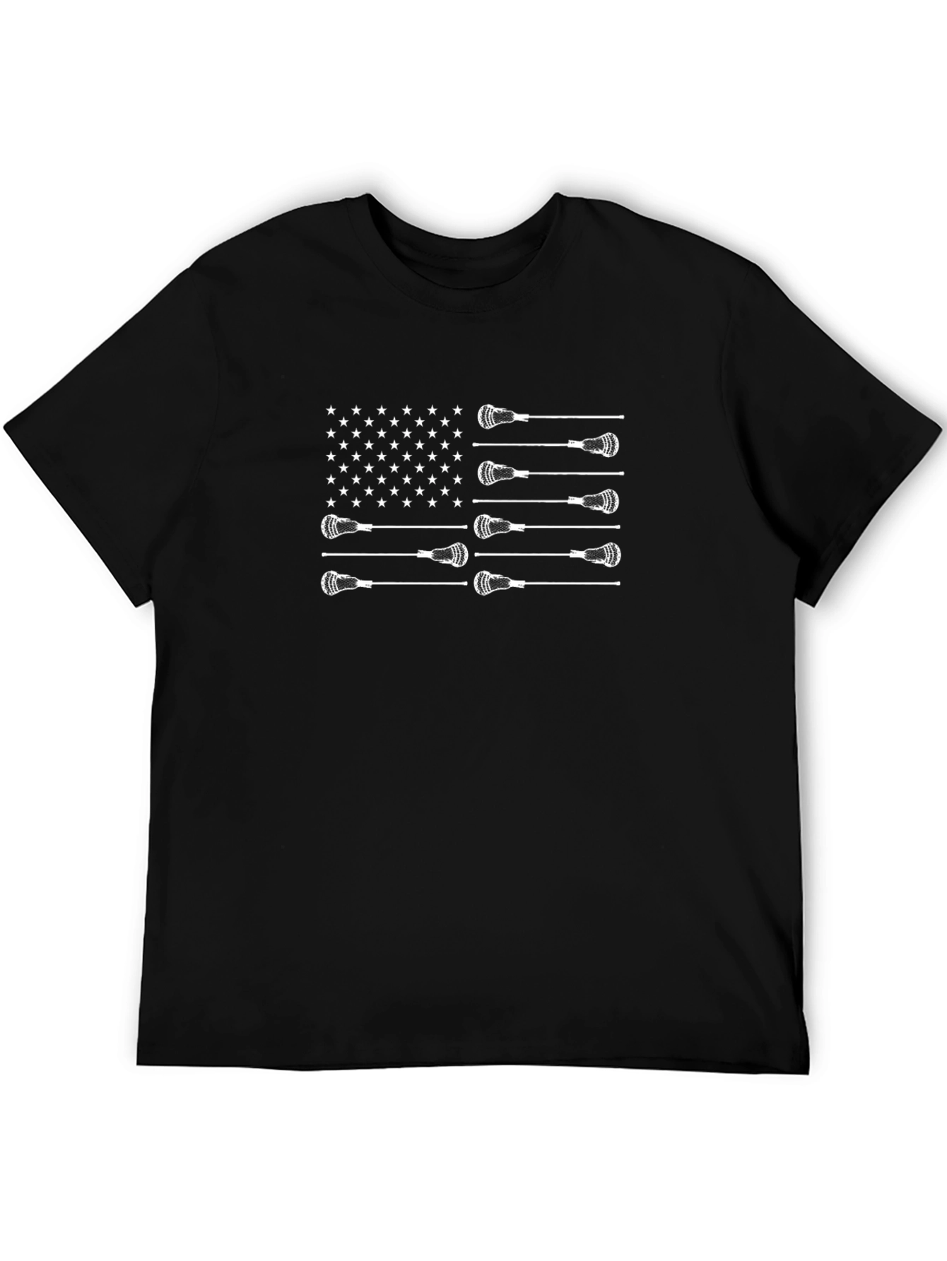 Lacrosse American Flag T-Shirt