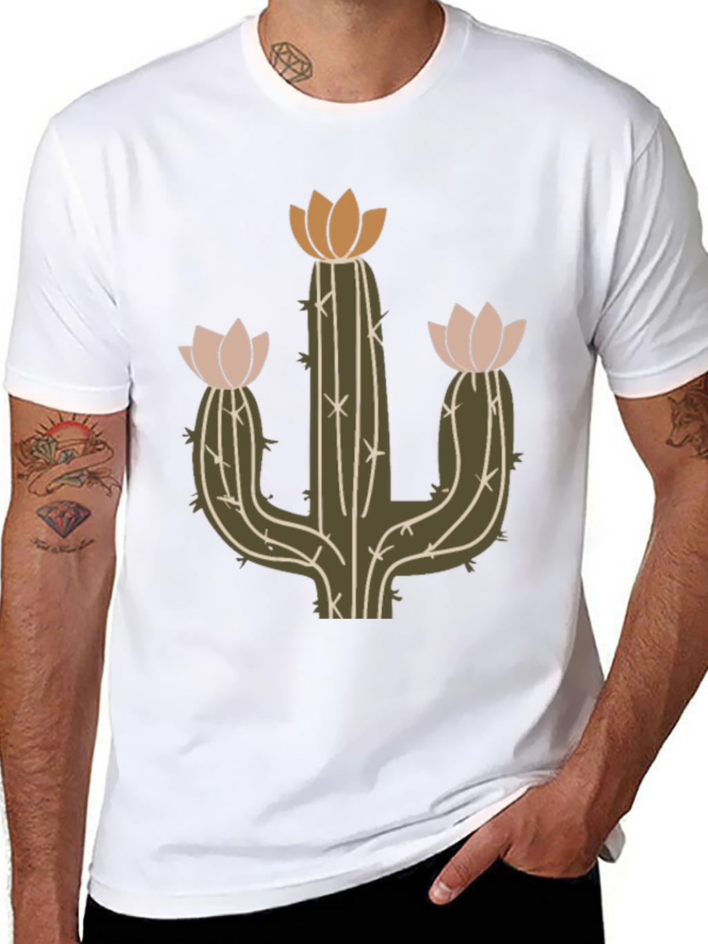 Cactus Graphic Tee - Desert Style