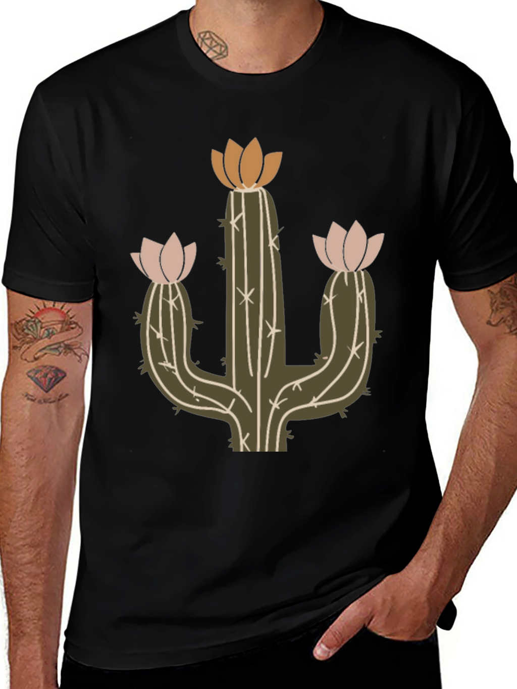 Cactus Graphic Tee - Desert Style