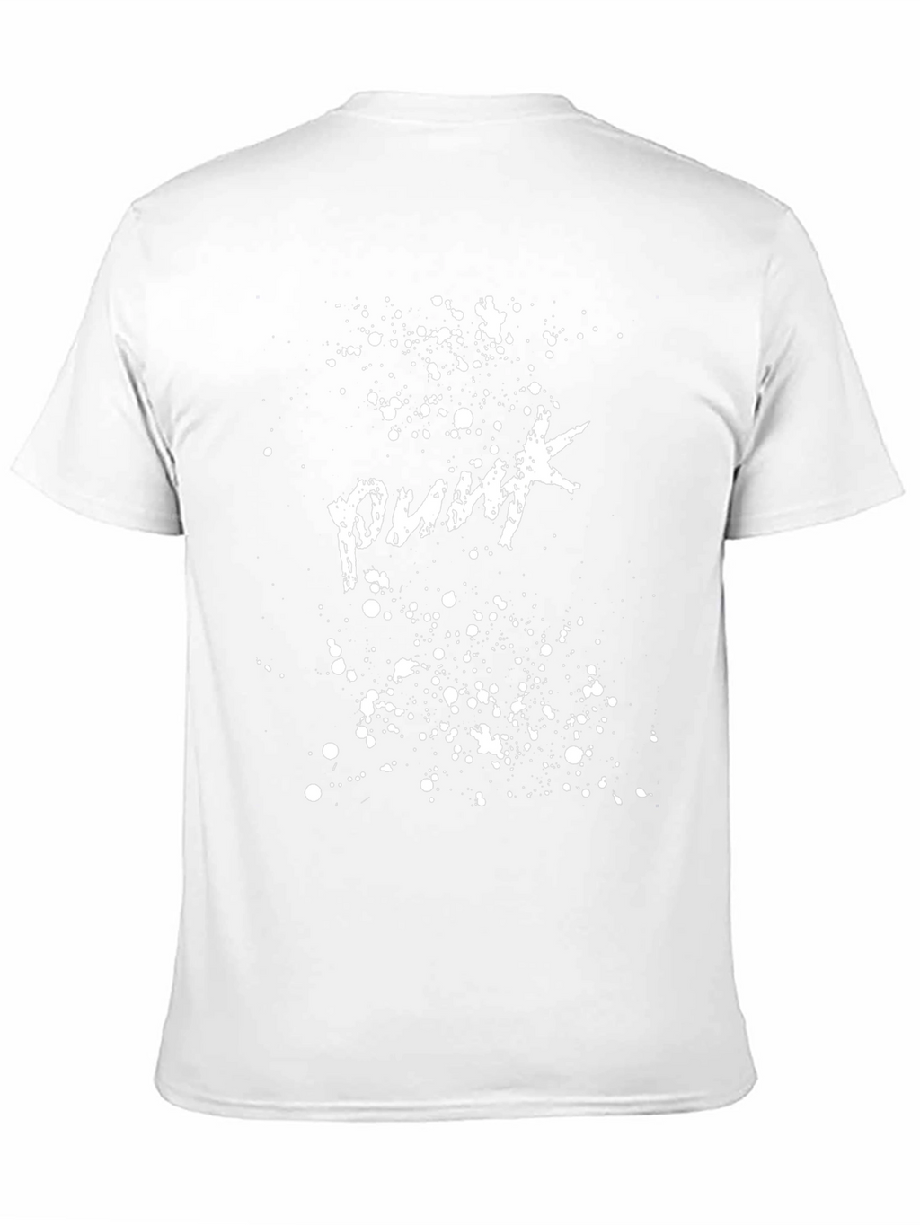 Punk Splatter Graphic Black T-Shirt