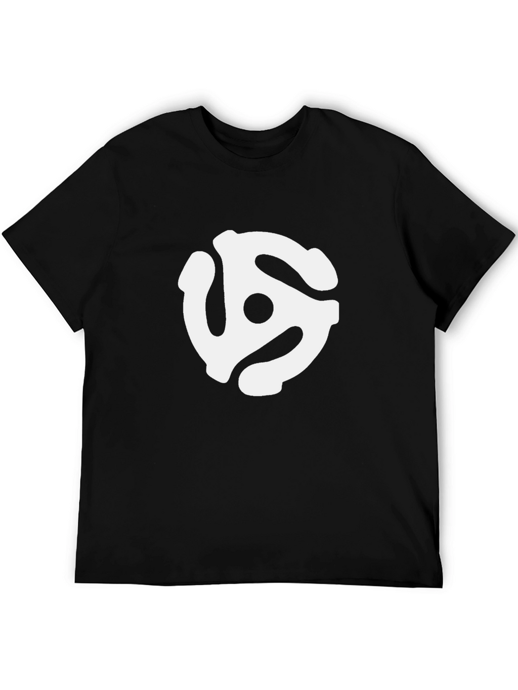 Retro Music Lover T-Shirt - 45 RPM Adapter Design