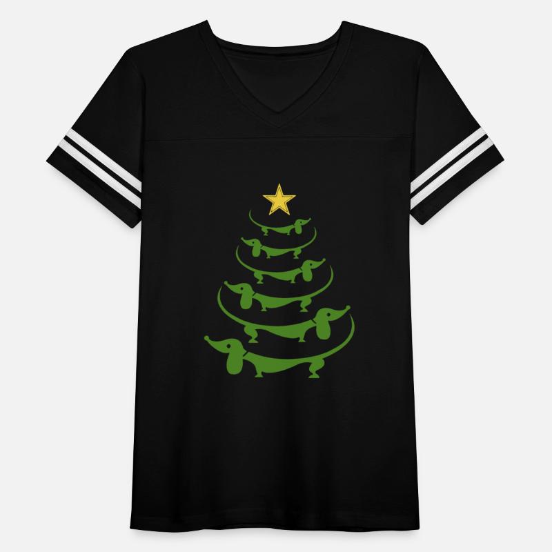 Dachshund Christmas Trees blue green friend