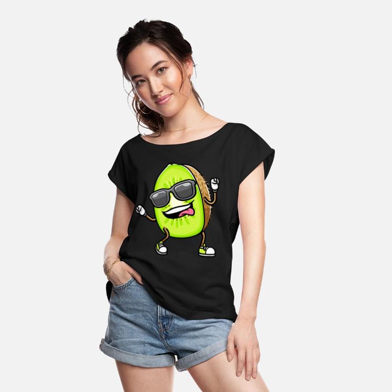 Dancing Kiwi Fruit With Sunglasses