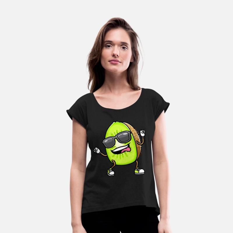 Dancing Kiwi Fruit With Sunglasses