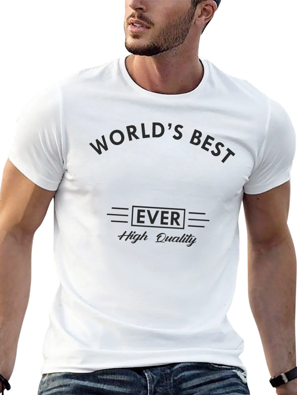 Worlds Best Ever Black T-Shirt