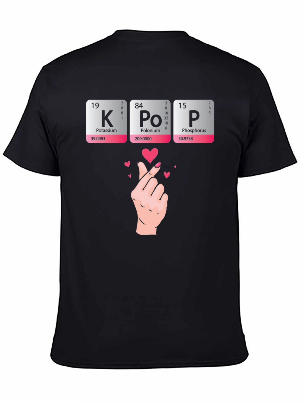 KPOP Periodic Table T-Shirt