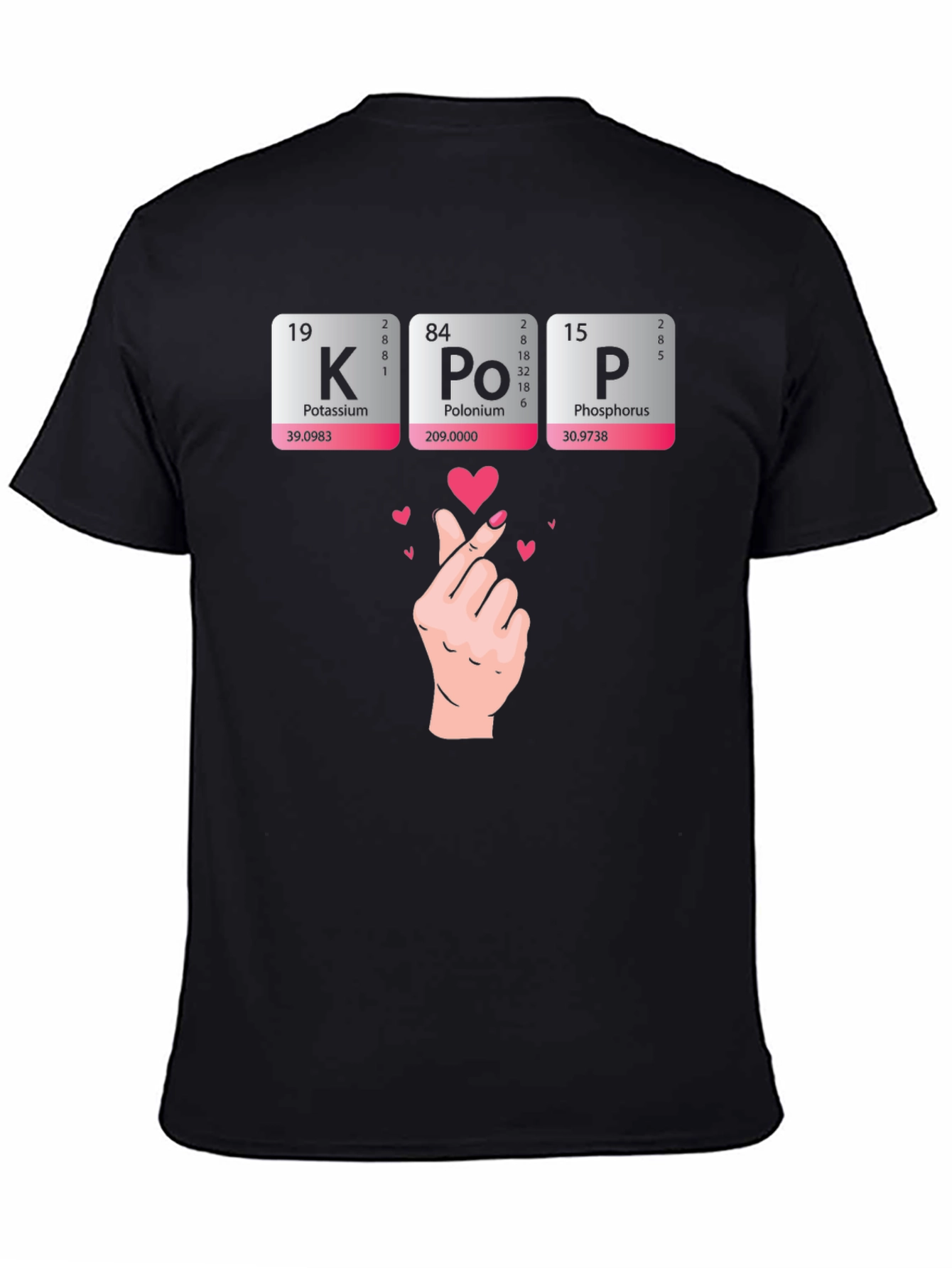 KPOP Periodic Table T-Shirt