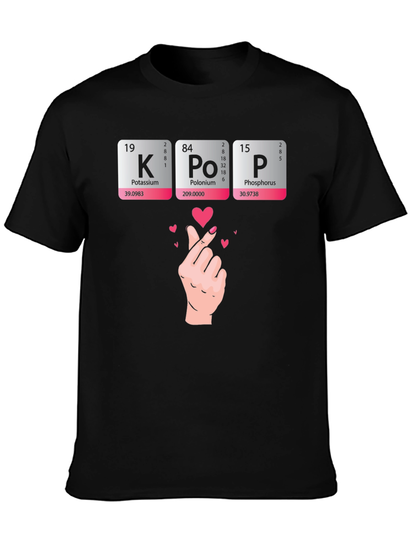 KPOP Periodic Table T-Shirt