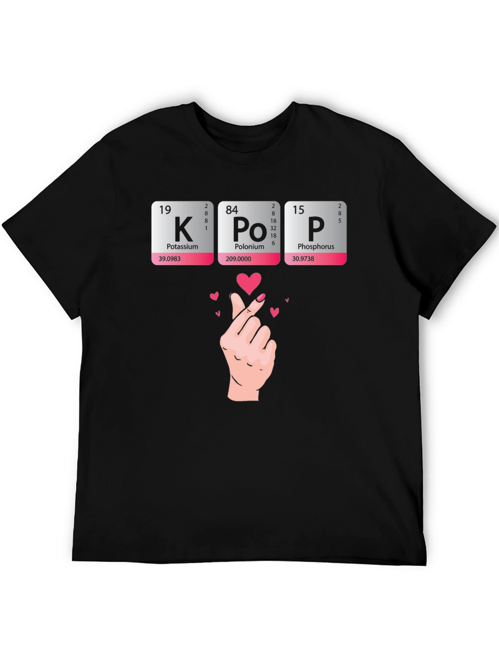 KPOP Periodic Table T-Shirt