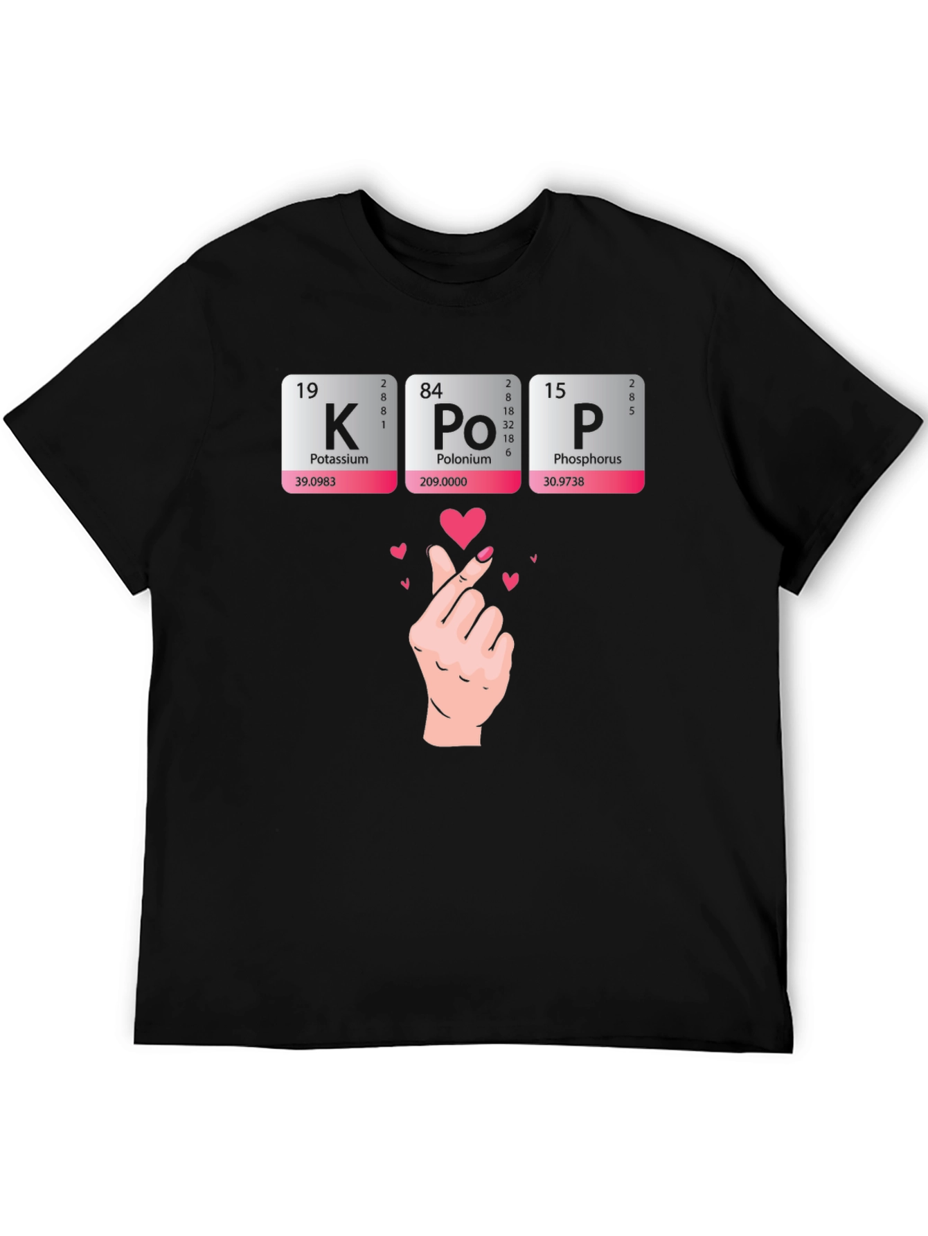 KPOP Periodic Table T-Shirt