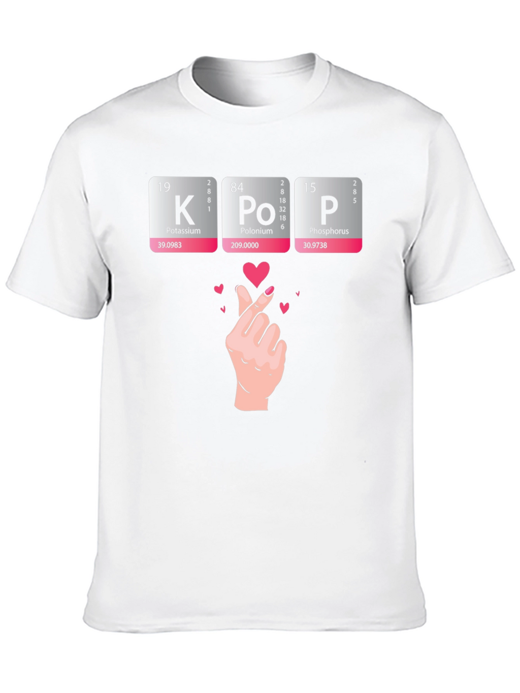 KPOP Periodic Table T-Shirt
