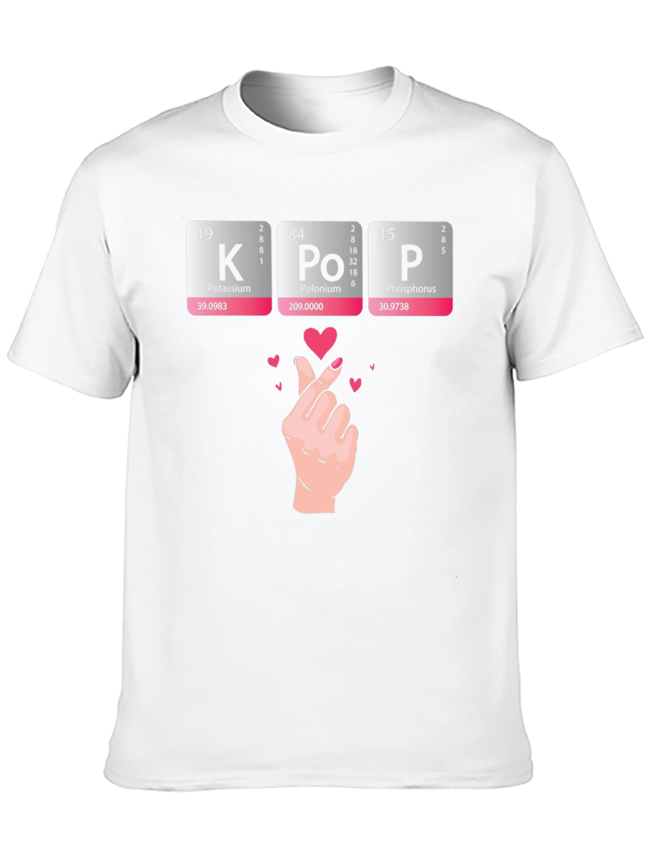 KPOP Periodic Table T-Shirt