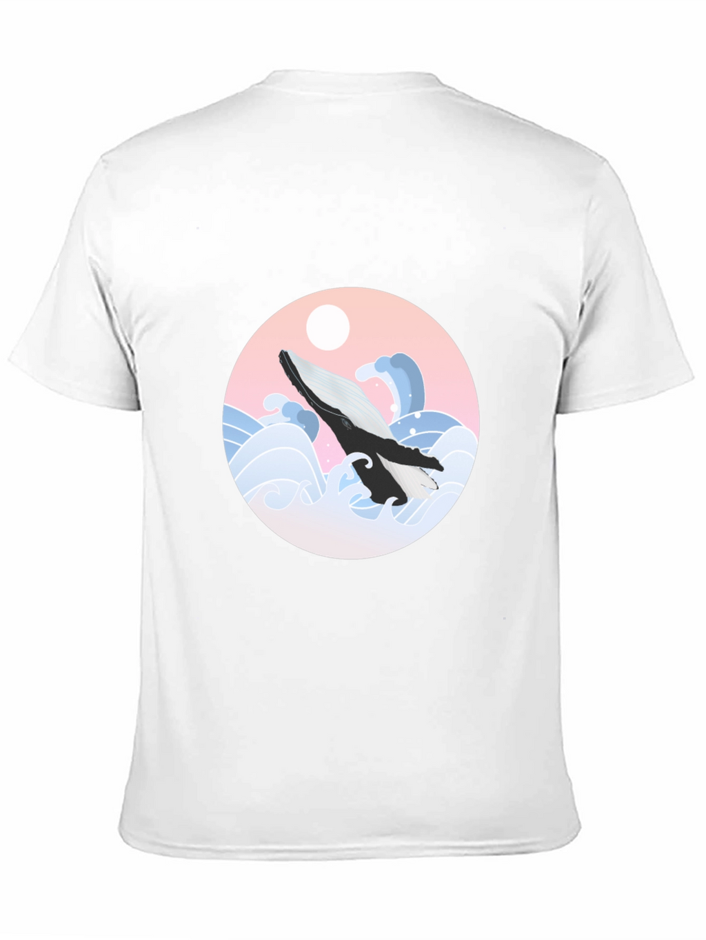 Whale Wave Graphic Tee - Stylish Comfort