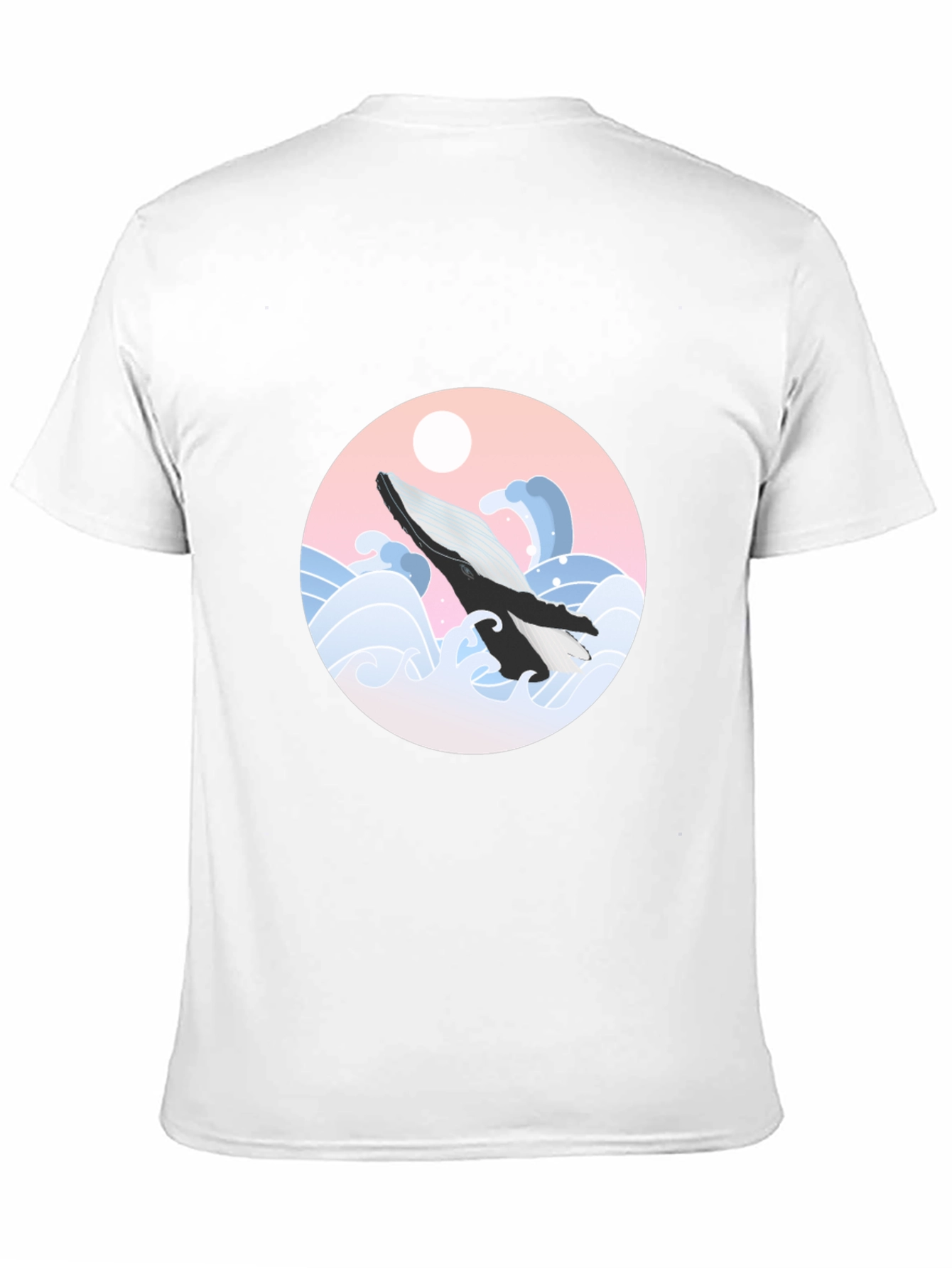 Whale Wave Graphic Tee - Stylish Comfort