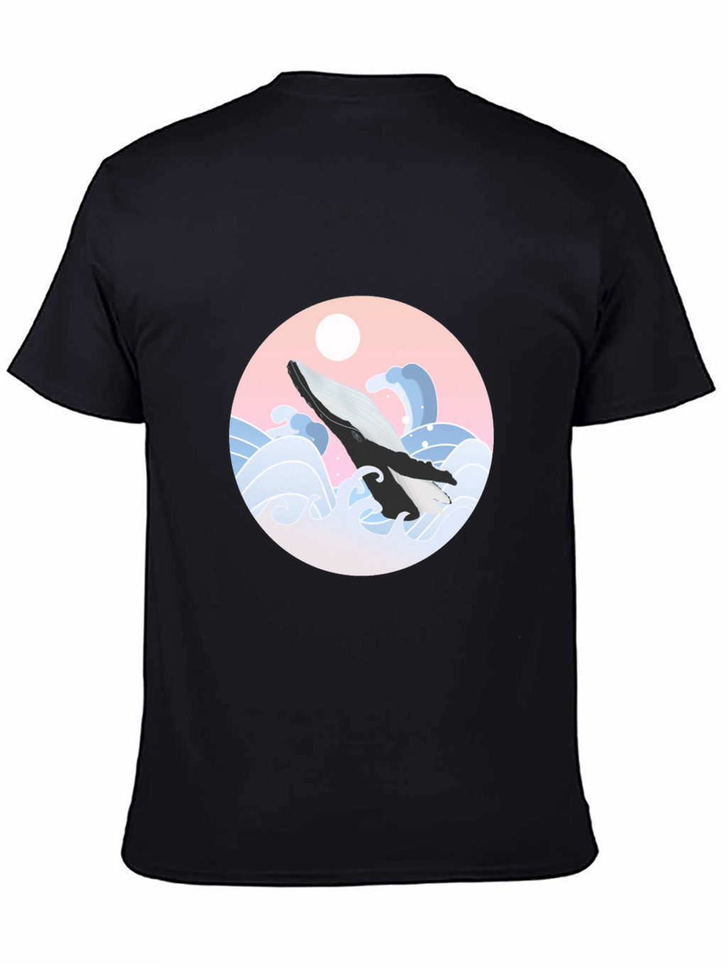 Whale Wave Graphic Tee - Stylish Comfort