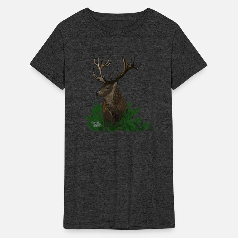 Deer in a green forest