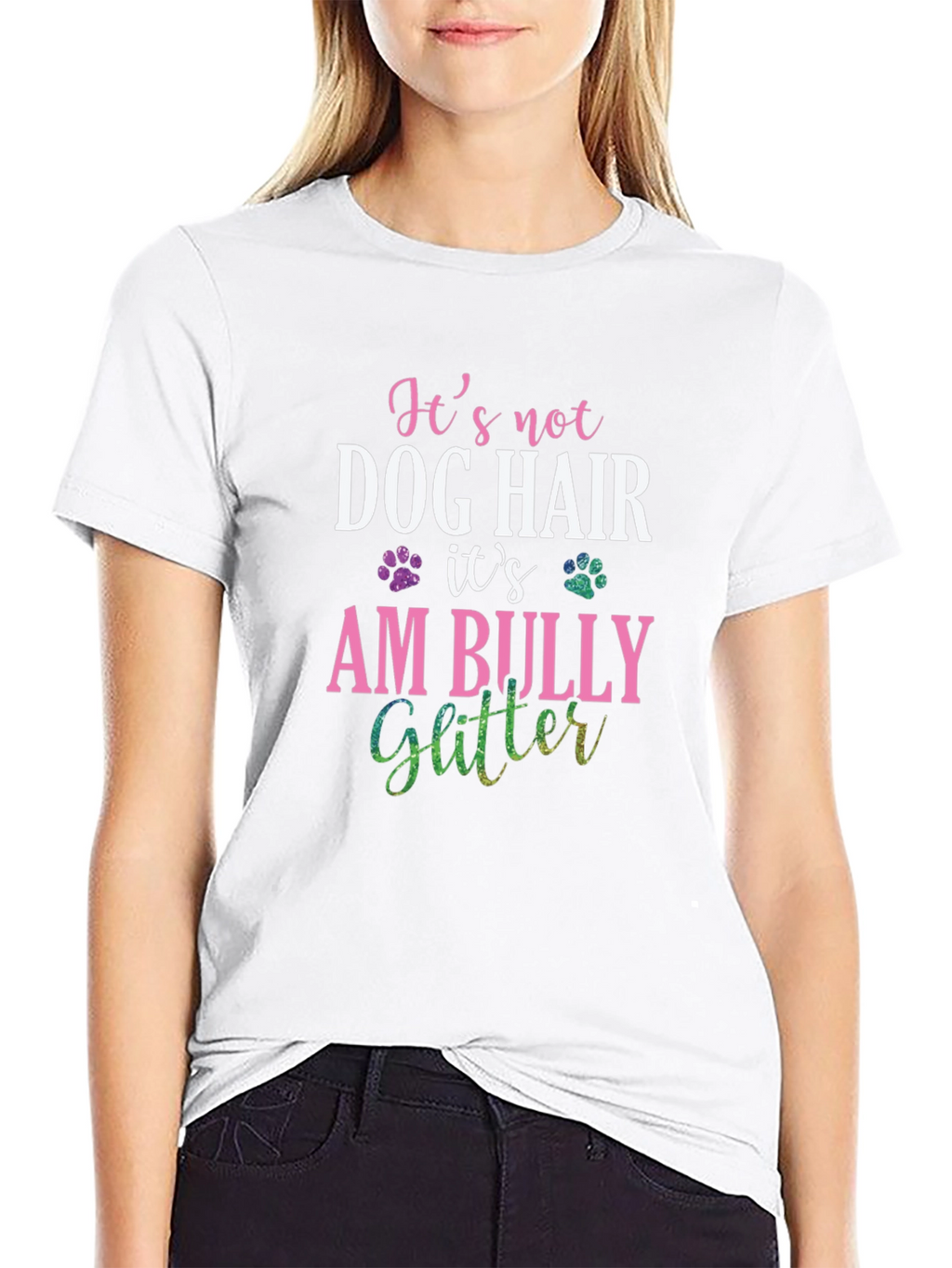Its Am Bully Glitter T-Shirt - Dog Lover Tee