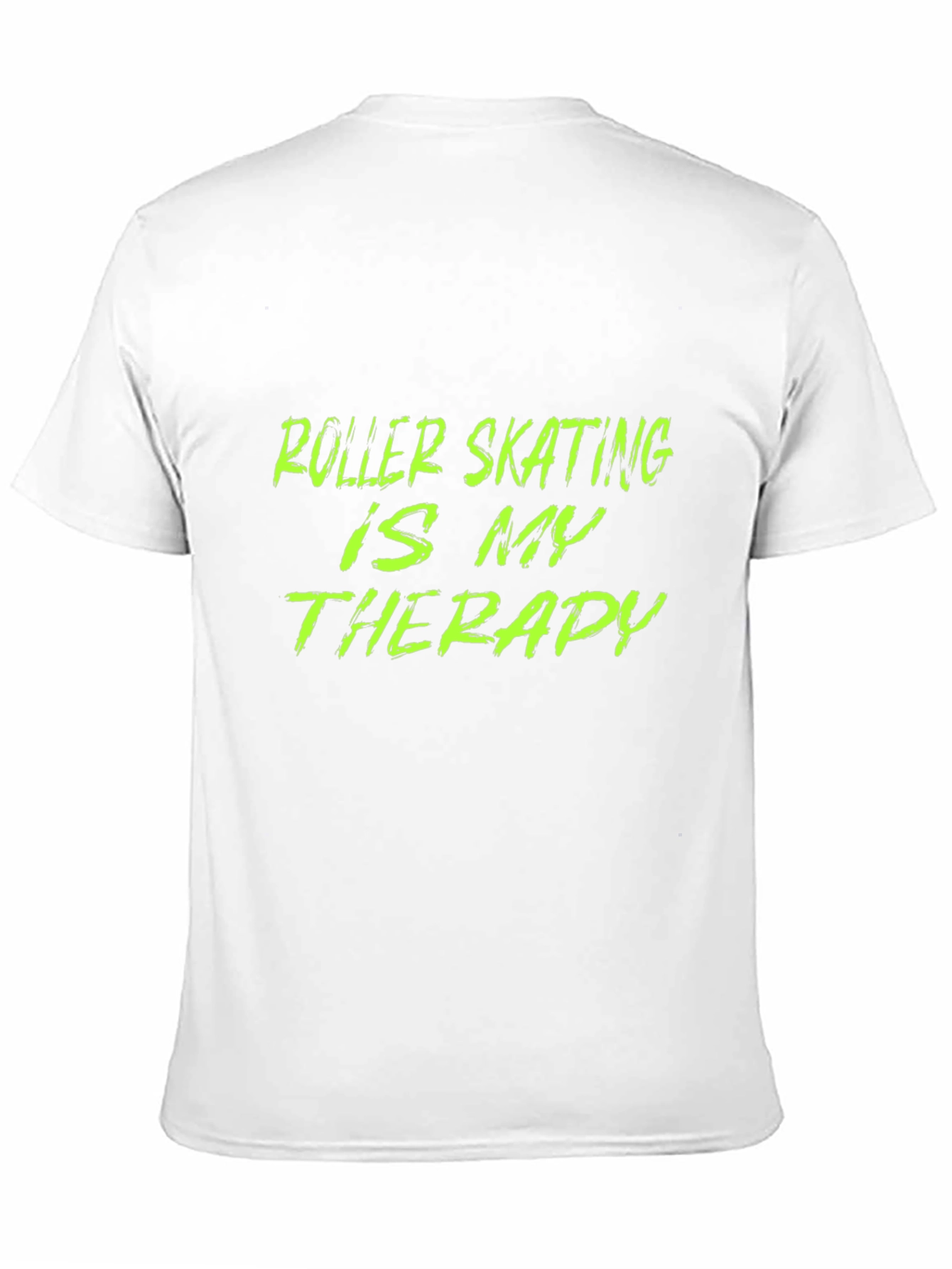 Roller Skating Therapy T-Shirt - Black Graphic Tee