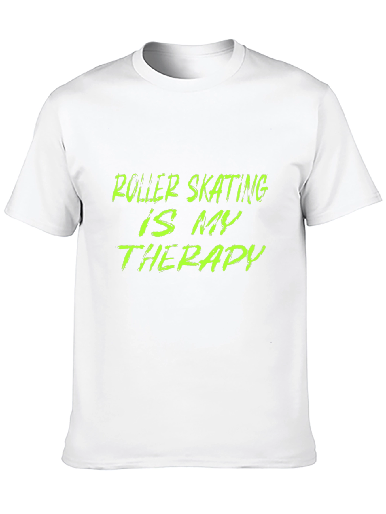 Roller Skating Therapy T-Shirt - Black Graphic Tee