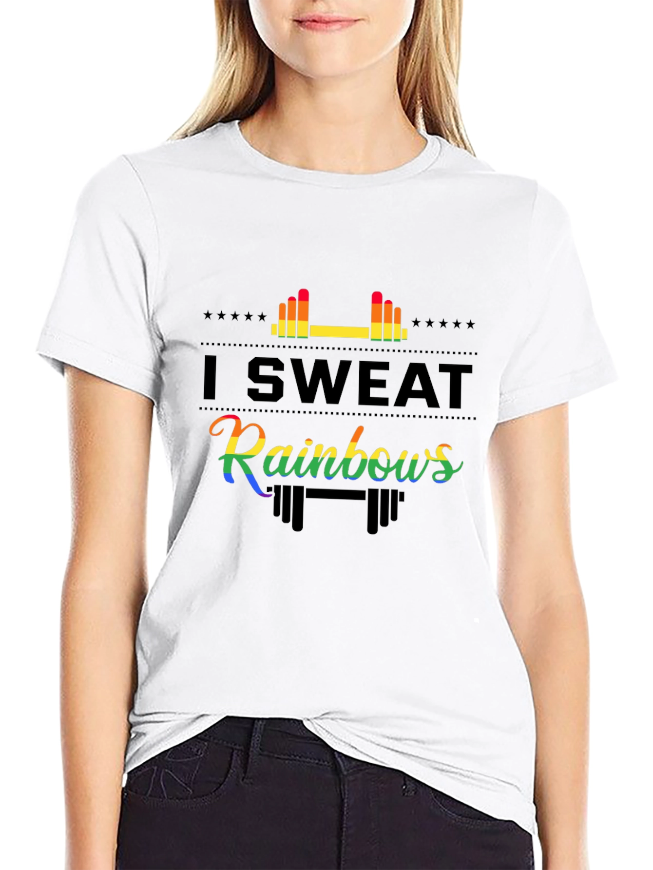 I Sweat Rainbows Graphic T-Shirt
