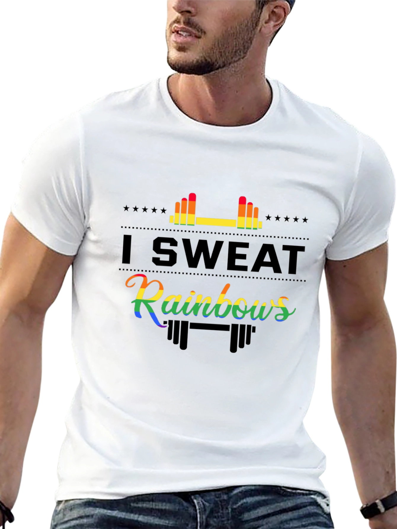 I Sweat Rainbows Graphic T-Shirt