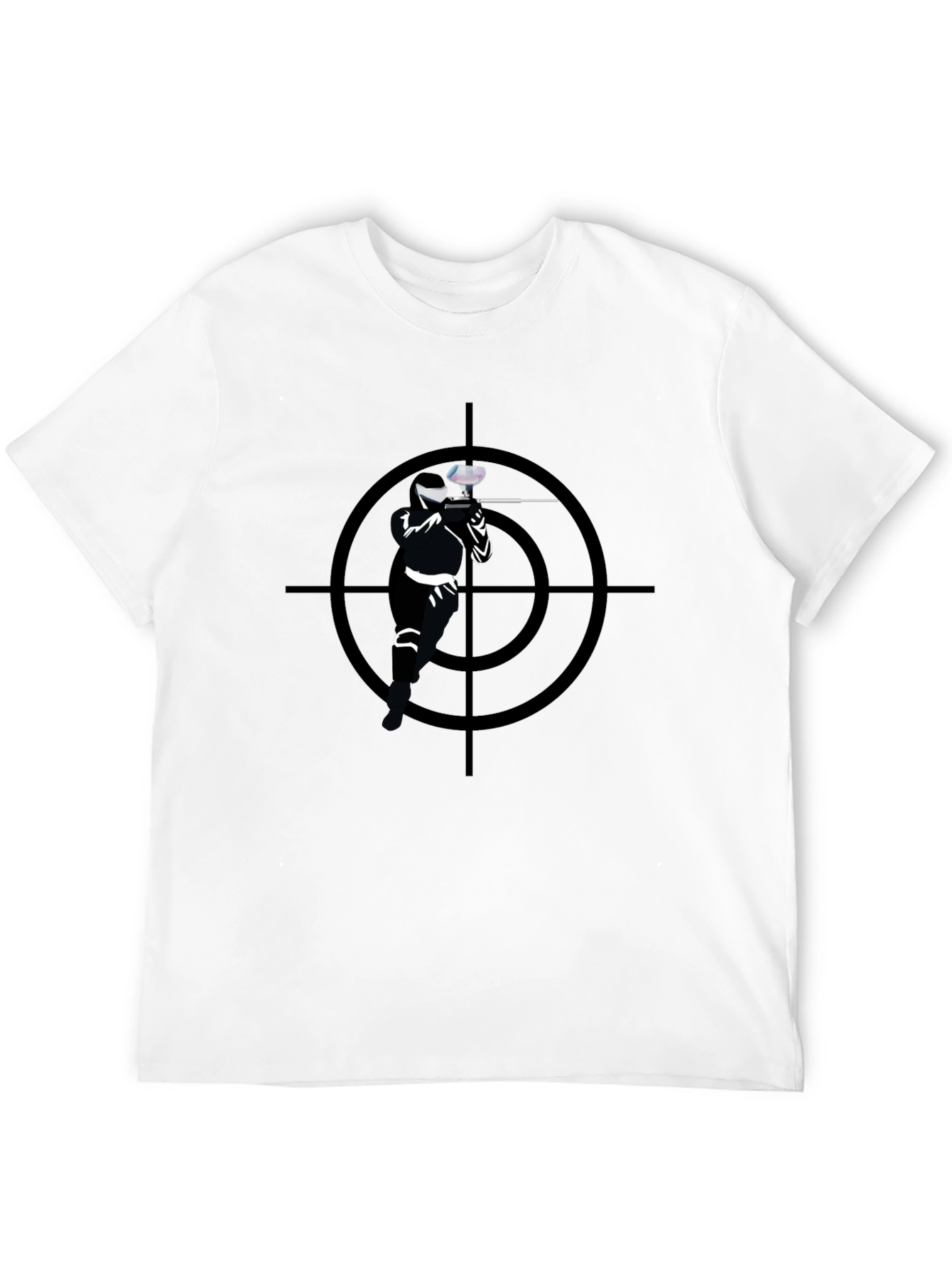 Paintball Target T-Shirt - Sporty Graphic Tee