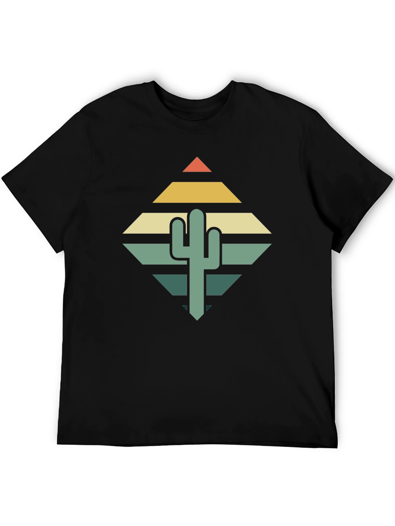Retro Cactus Graphic Tee - Desert Vibes T-Shirt