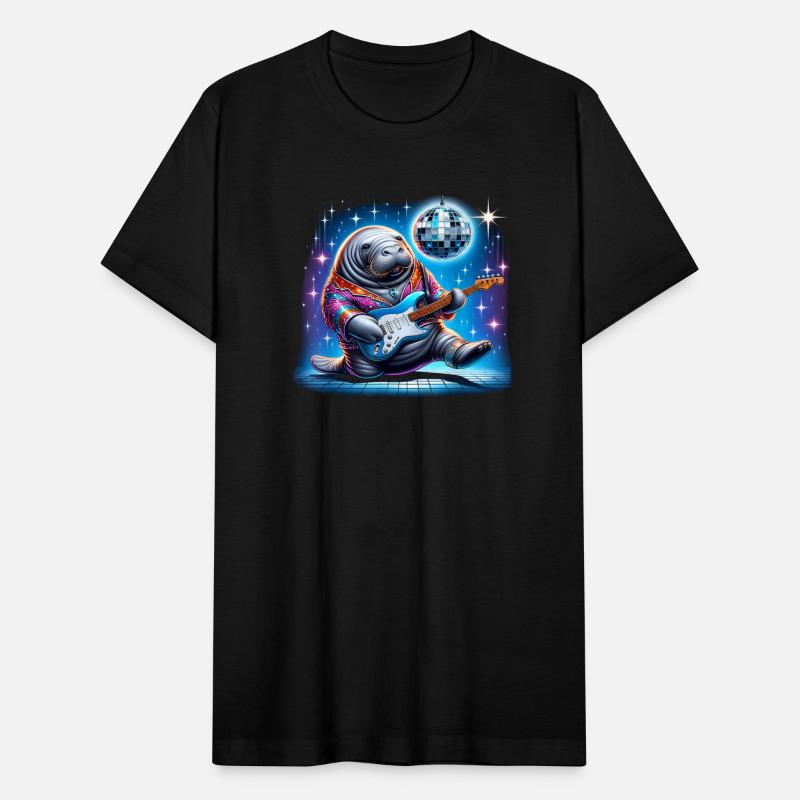 Disco Ball Guitar Manatee