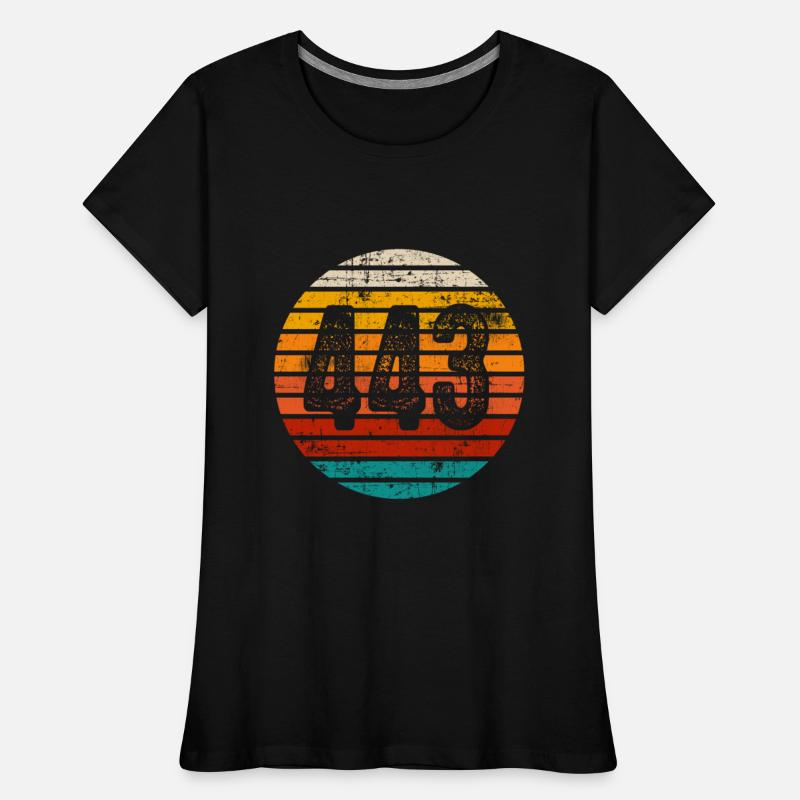 Distressed Vintage Sunset 443 Area Code