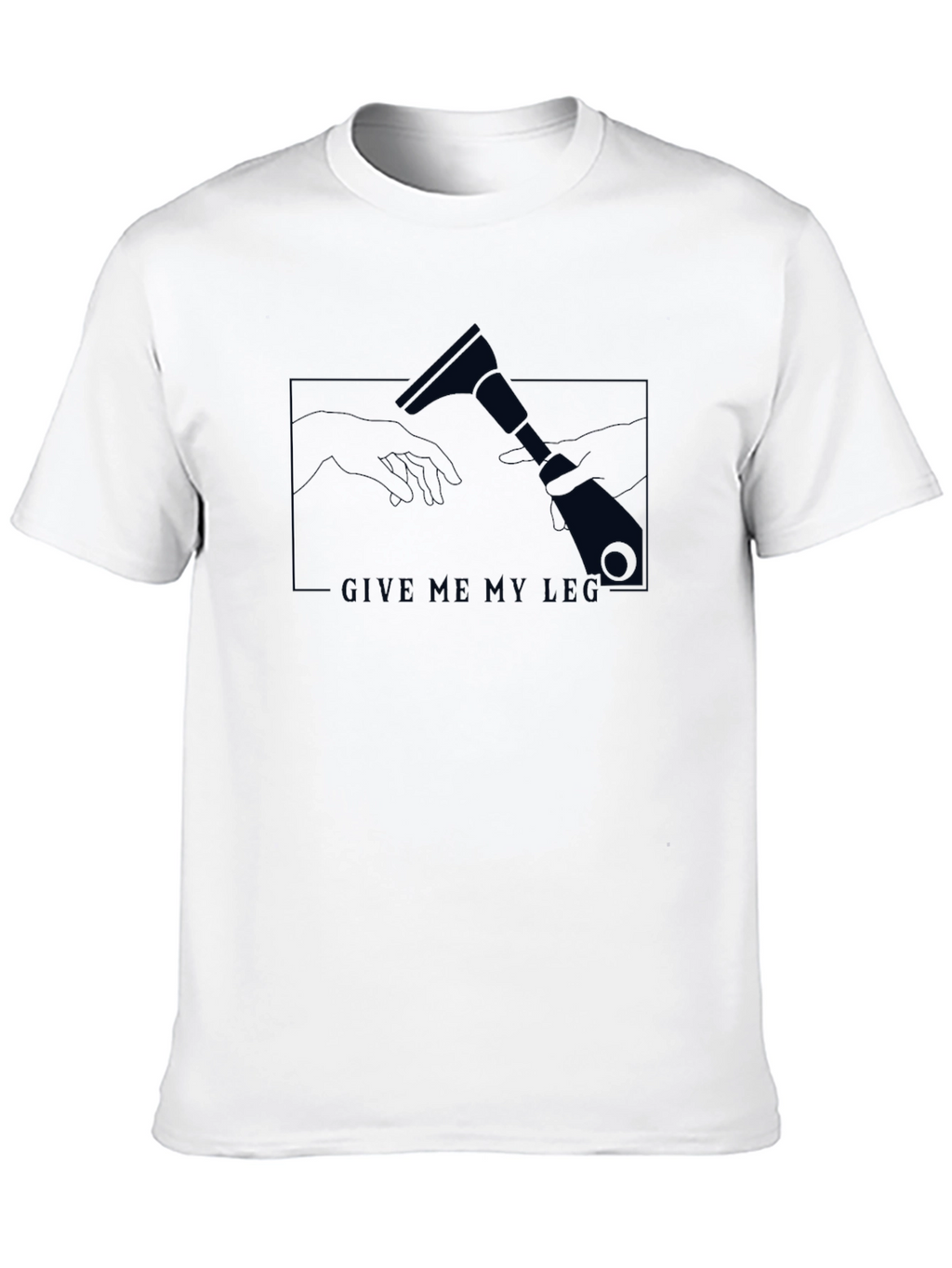 Give Me My Leg T-Shirt - Funny Amputee Design