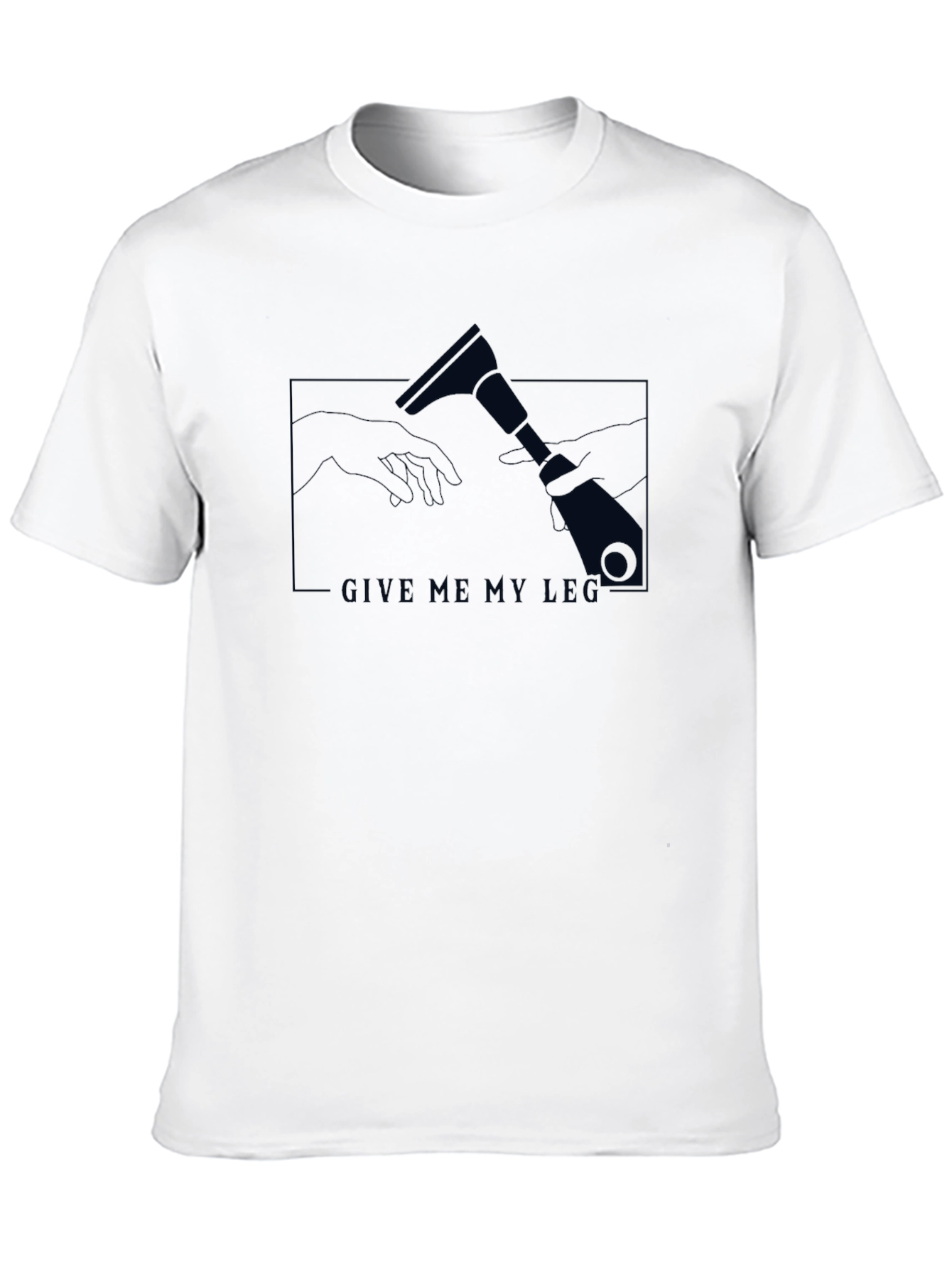 Give Me My Leg T-Shirt - Funny Amputee Design