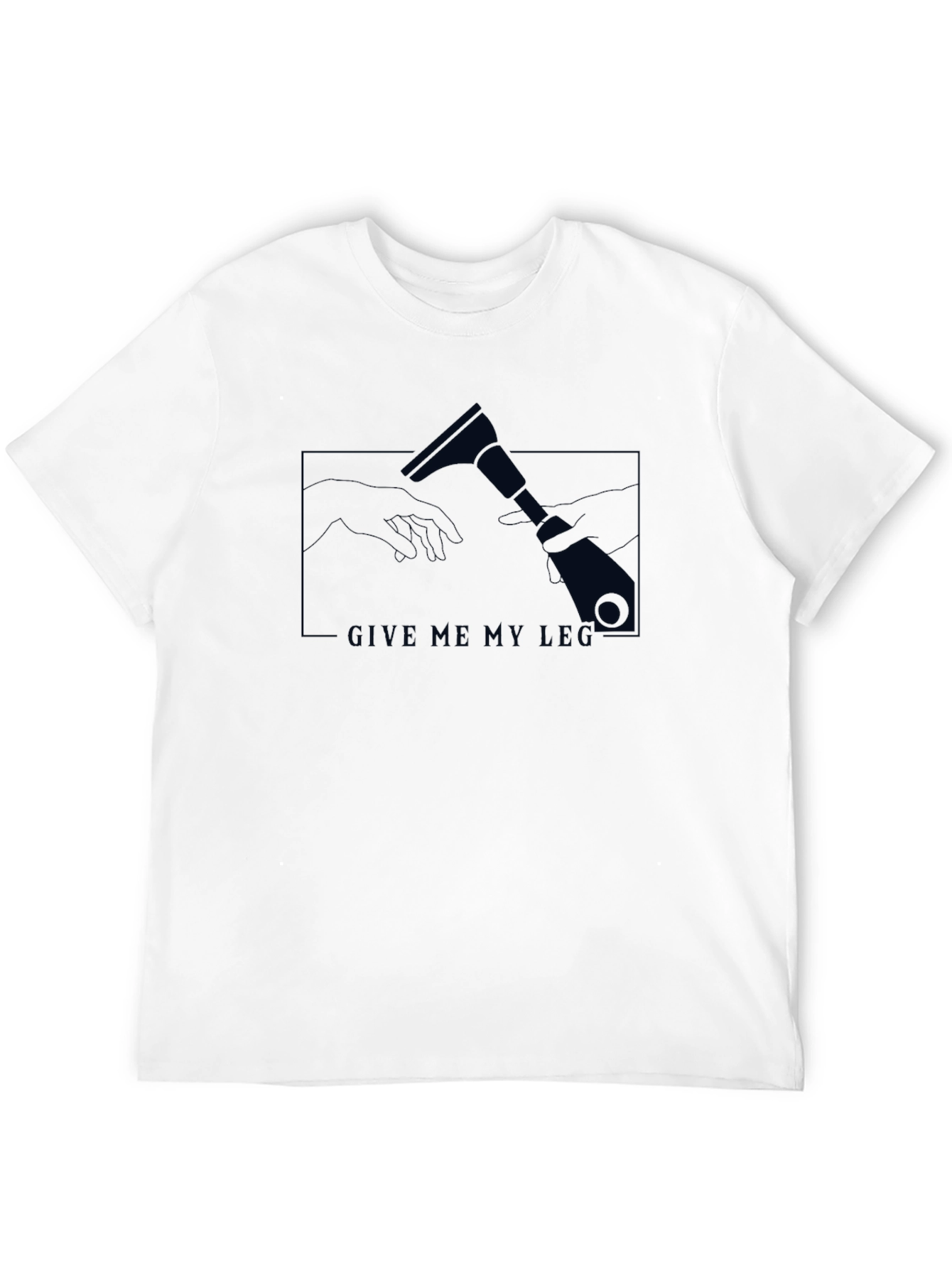 Give Me My Leg T-Shirt - Funny Amputee Design