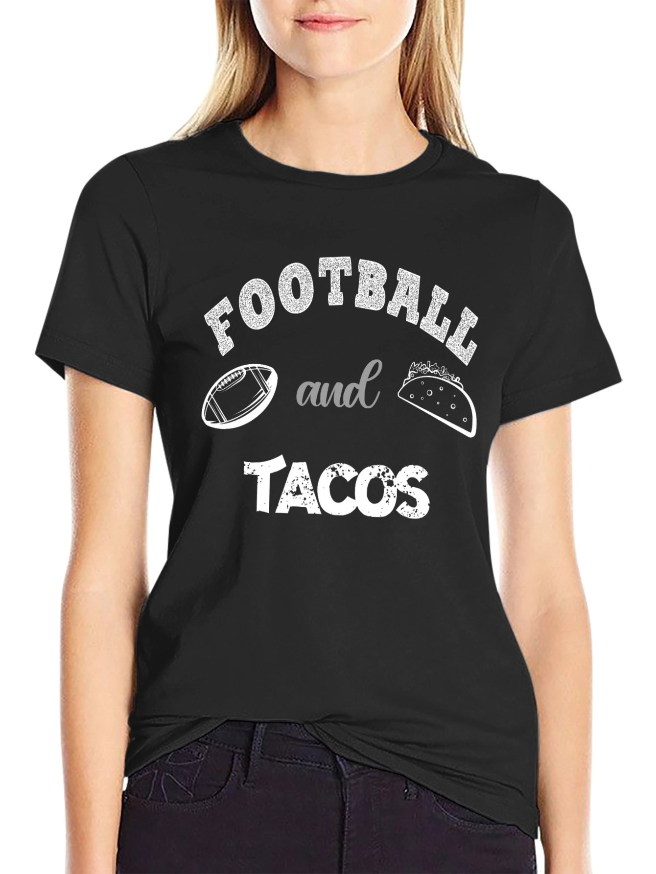 Football and Tacos Graphic Tee
