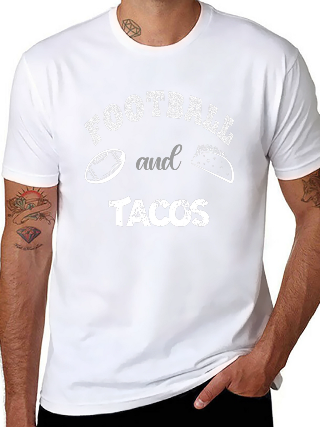 Football and Tacos Graphic Tee