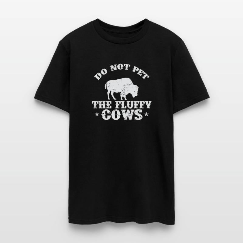Do not pet the Fluffy Cows Bison Animal