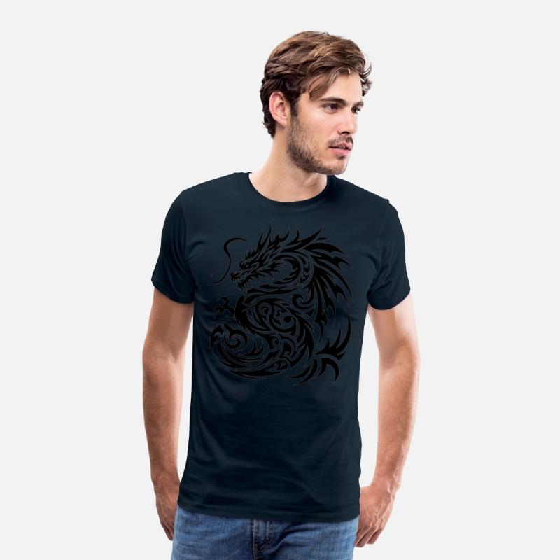 Dragon Tribal Tattoo Artistic Symbol Design
